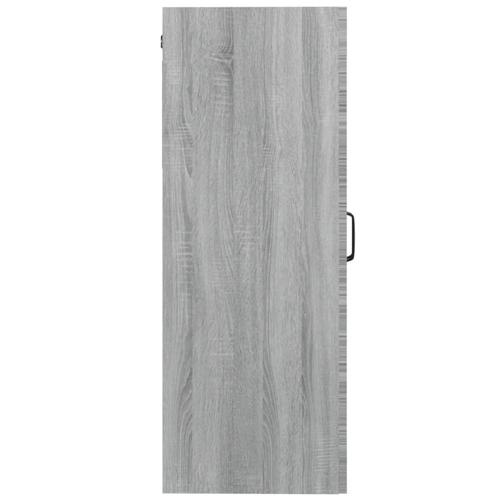 Hanging Wall Cabinet Grey Sonoma 69.5x34x90 cm
