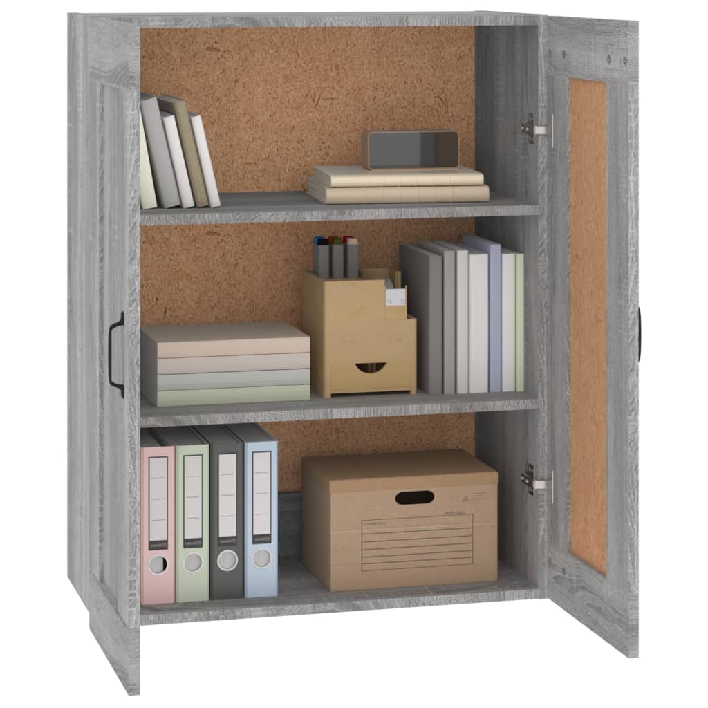 Hanging Wall Cabinet Grey Sonoma 69.5x32.5x90 cm