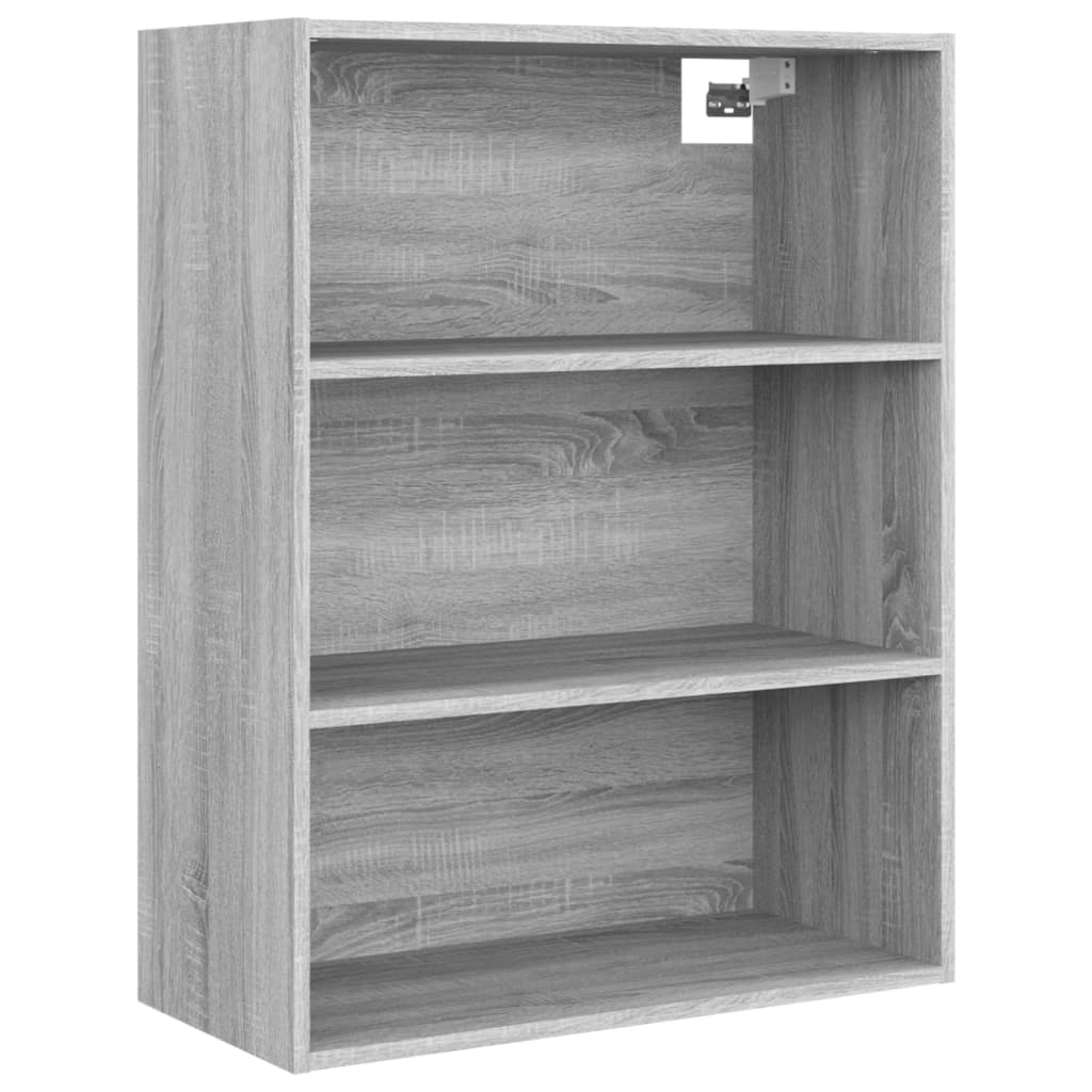 Hanging Wall Cabinet Grey Sonoma 69.5x32.5x90 cm