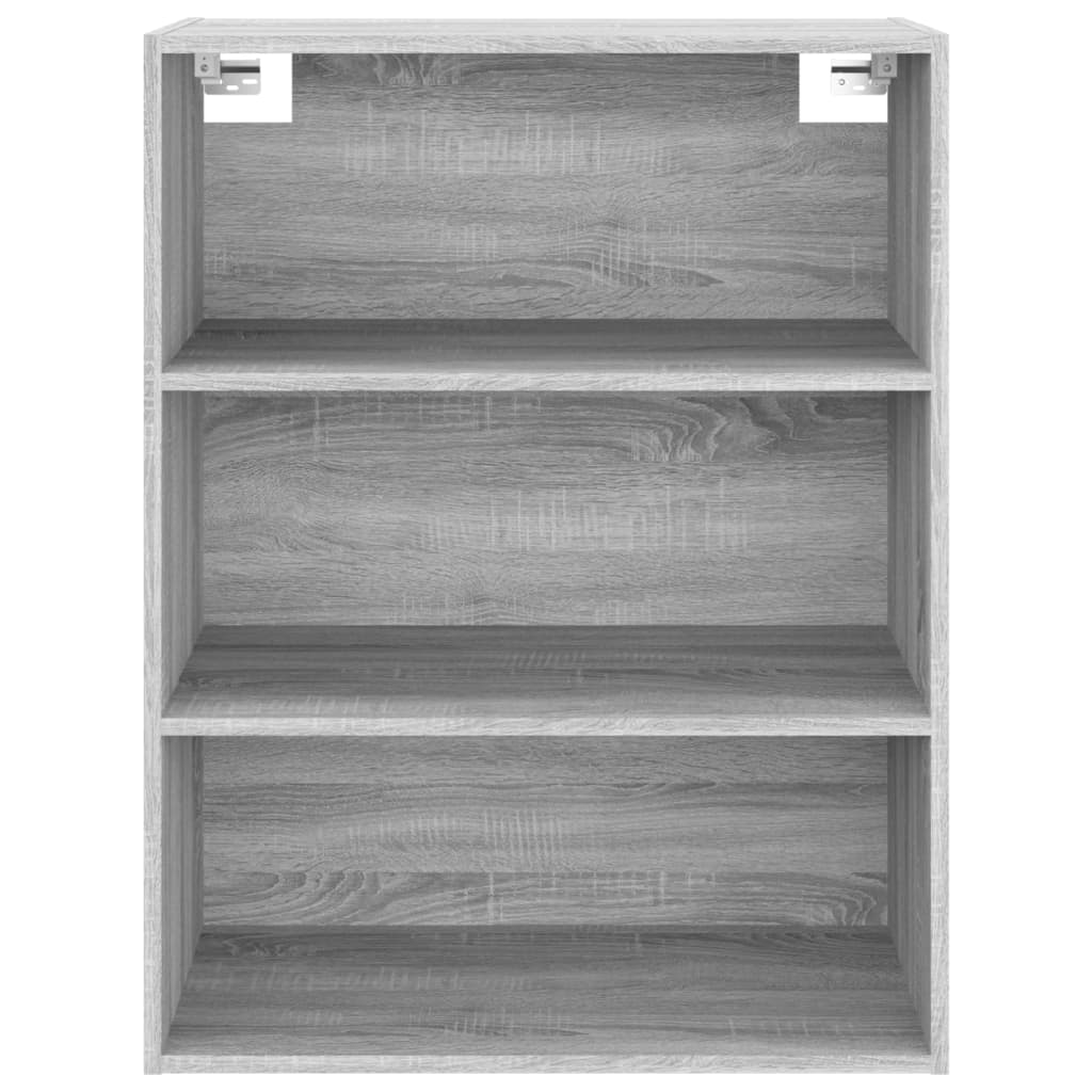 Hanging Wall Cabinet Grey Sonoma 69.5x32.5x90 cm