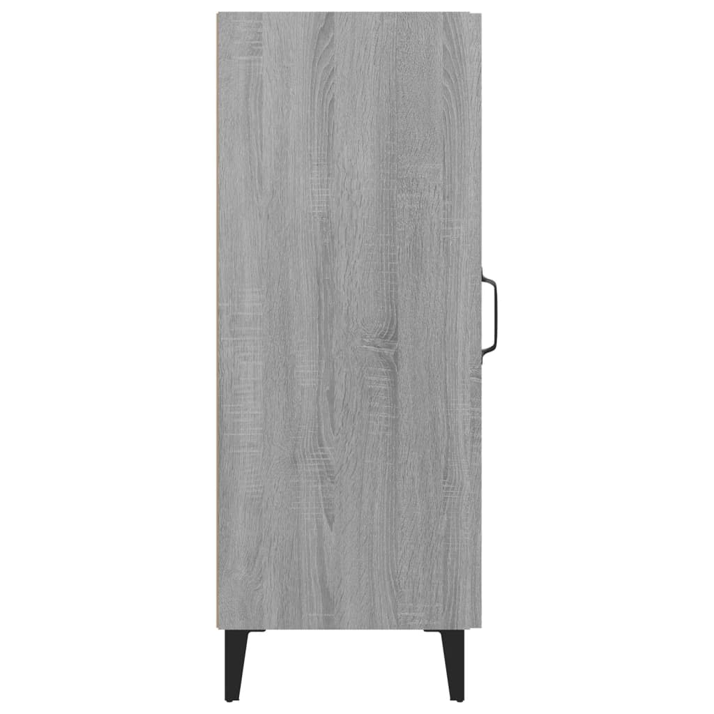 Sideboard Grey Sonoma 34.5x34x90 cm Engineered Wood