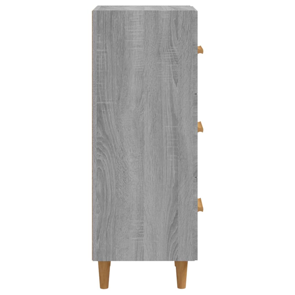 Sideboard Grey Sonoma 34.5x34x90 cm Engineered Wood