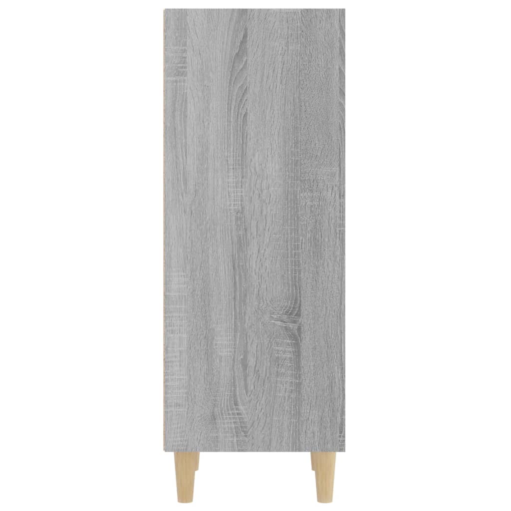 Sideboard Grey Sonoma 34.5x32.5x90 cm Engineered Wood