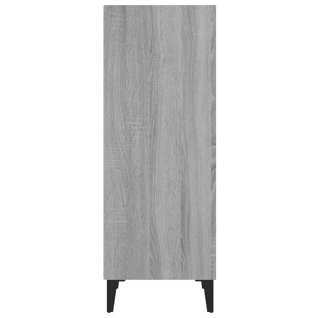 Sideboard Grey Sonoma 34.5x32.5x90 cm Engineered Wood