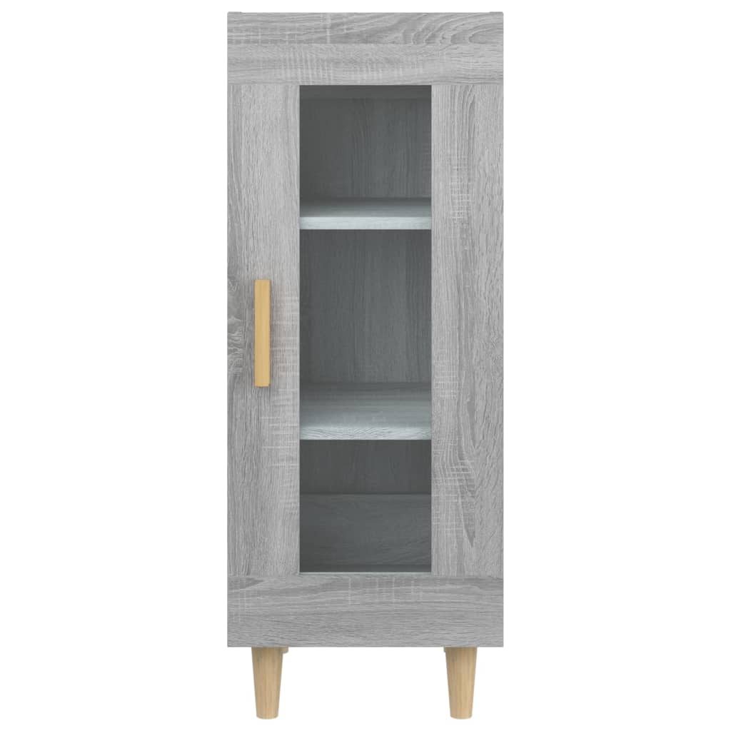 Sideboard Grey Sonoma 34.5x34x90 cm Engineered Wood