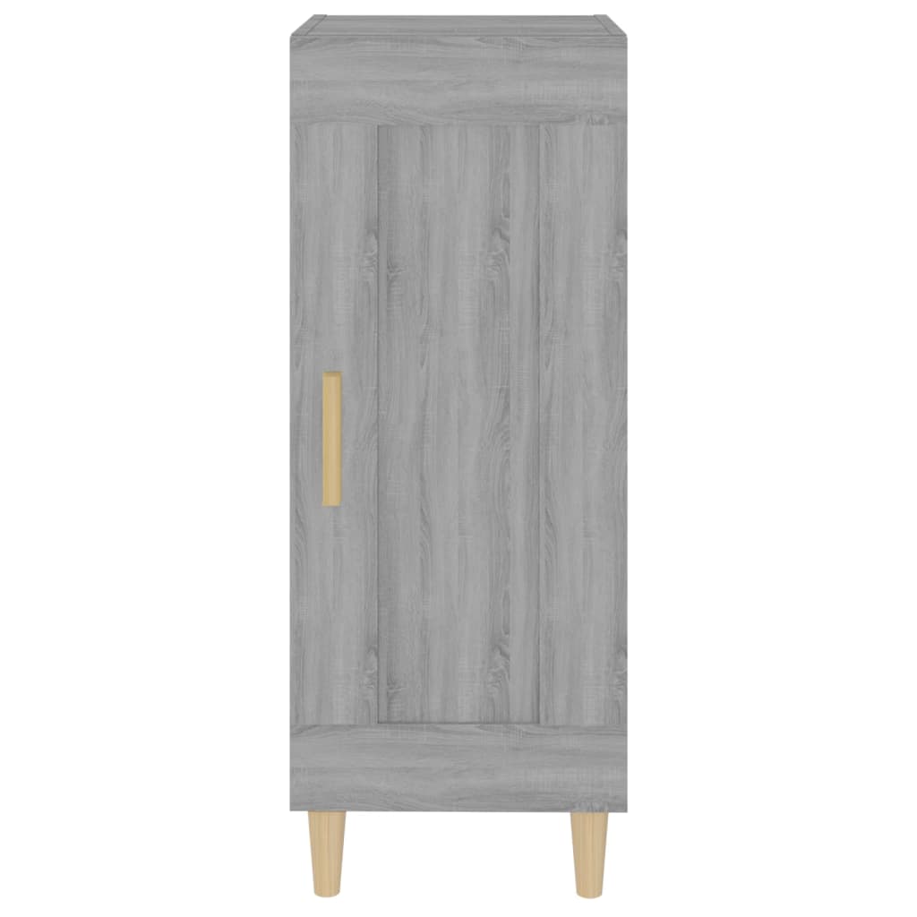 Sideboard Grey Sonoma 34.5x34x90 cm Engineered Wood