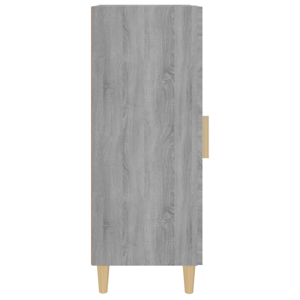 Sideboard Grey Sonoma 34.5x34x90 cm Engineered Wood