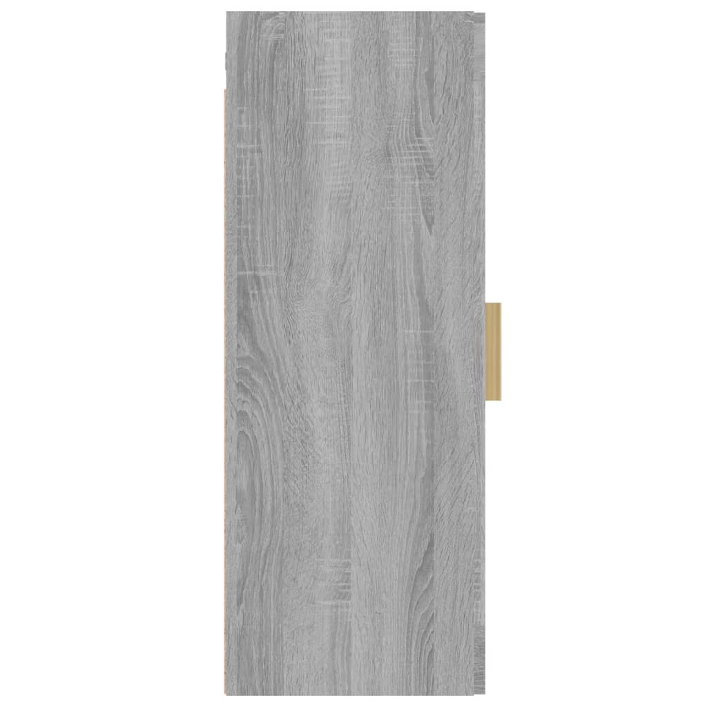 Hanging Wall Cabinet Grey Sonoma 34.5x34x90 cm