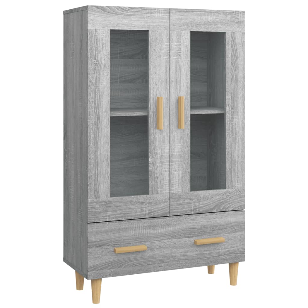 Highboard Grey Sonoma 70x31x115 cm Engineered Wood