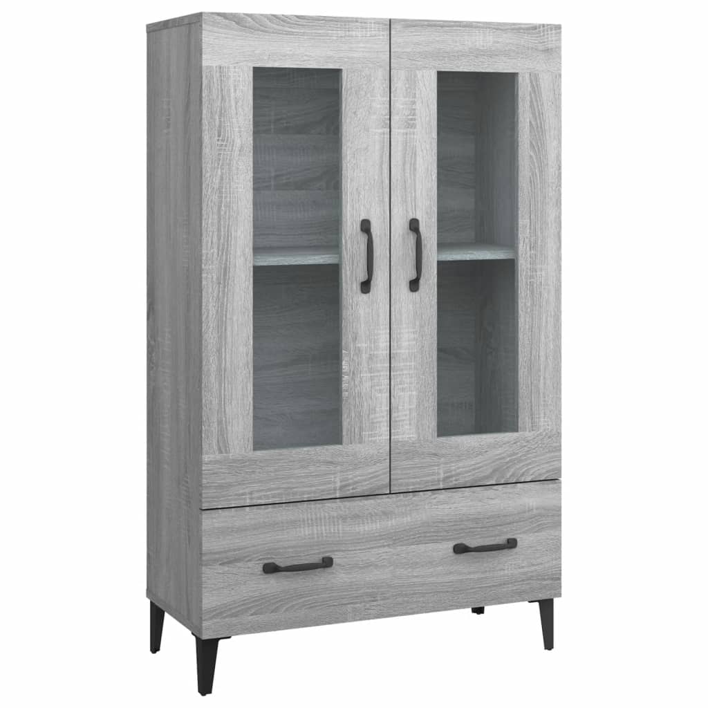 Highboard Grey Sonoma 70x31x115 cm Engineered Wood