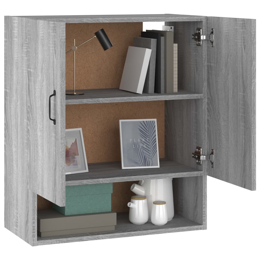 Wall Cabinet Grey Sonoma 60x31x70 cm Engineered Wood