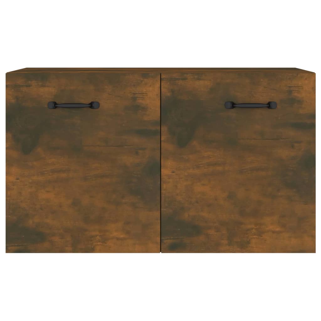 Wall Cabinet Smoked Oak 60x36.5x35 cm Engineered Wood