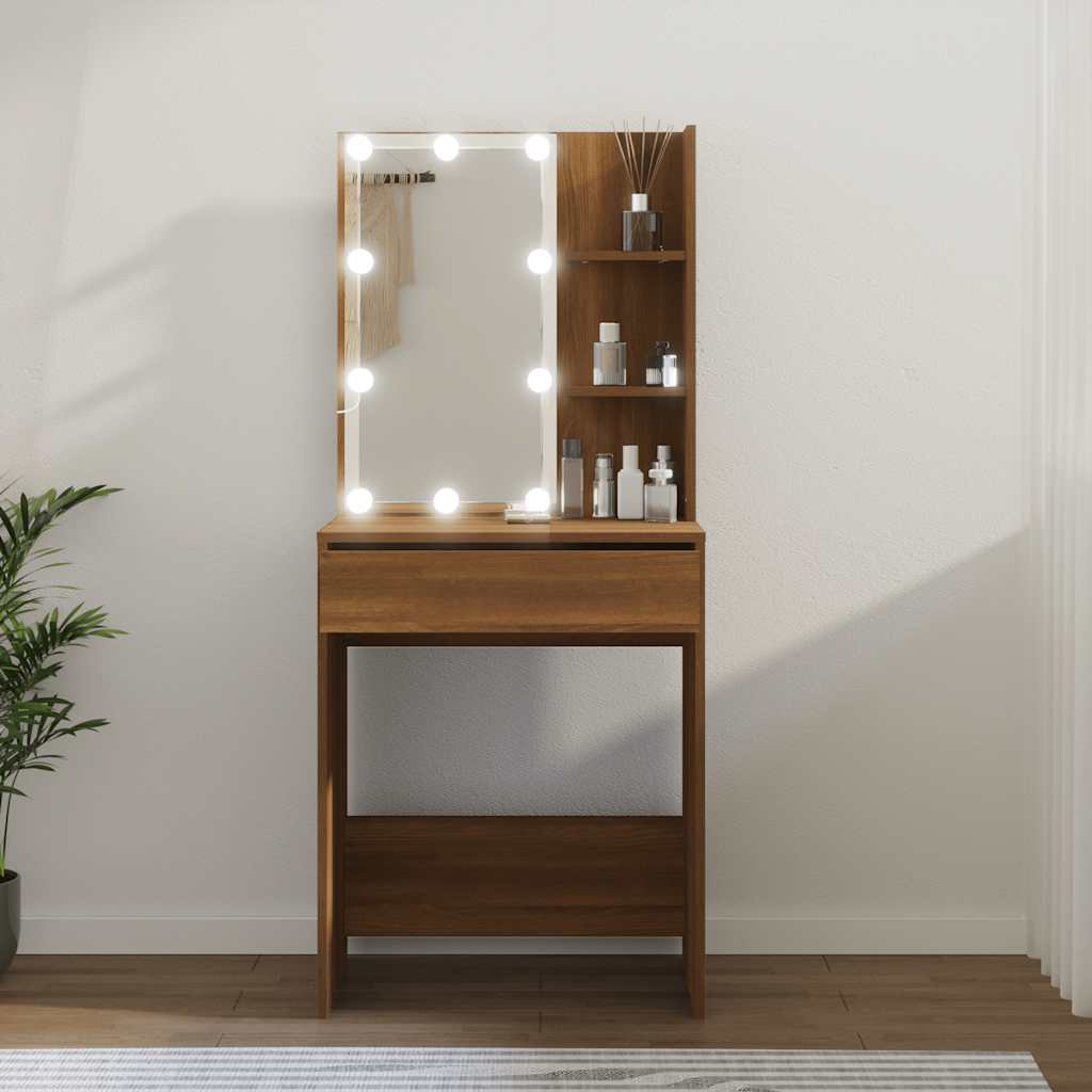 Dressing Table 60 X 40 X 140 Cm Engineered Wood