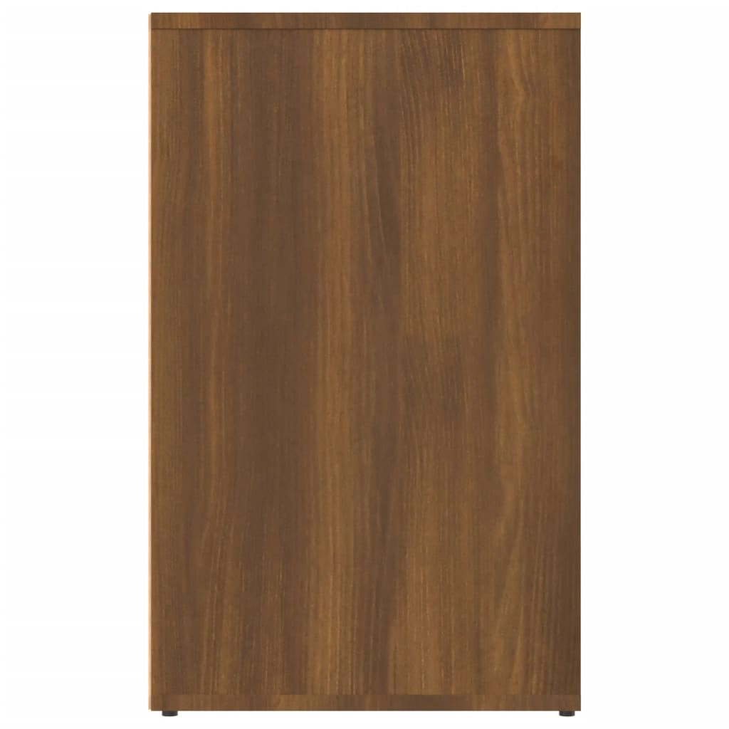 Dressing Cabinet Brown Oak 80x40x65 cm Engineered Wood