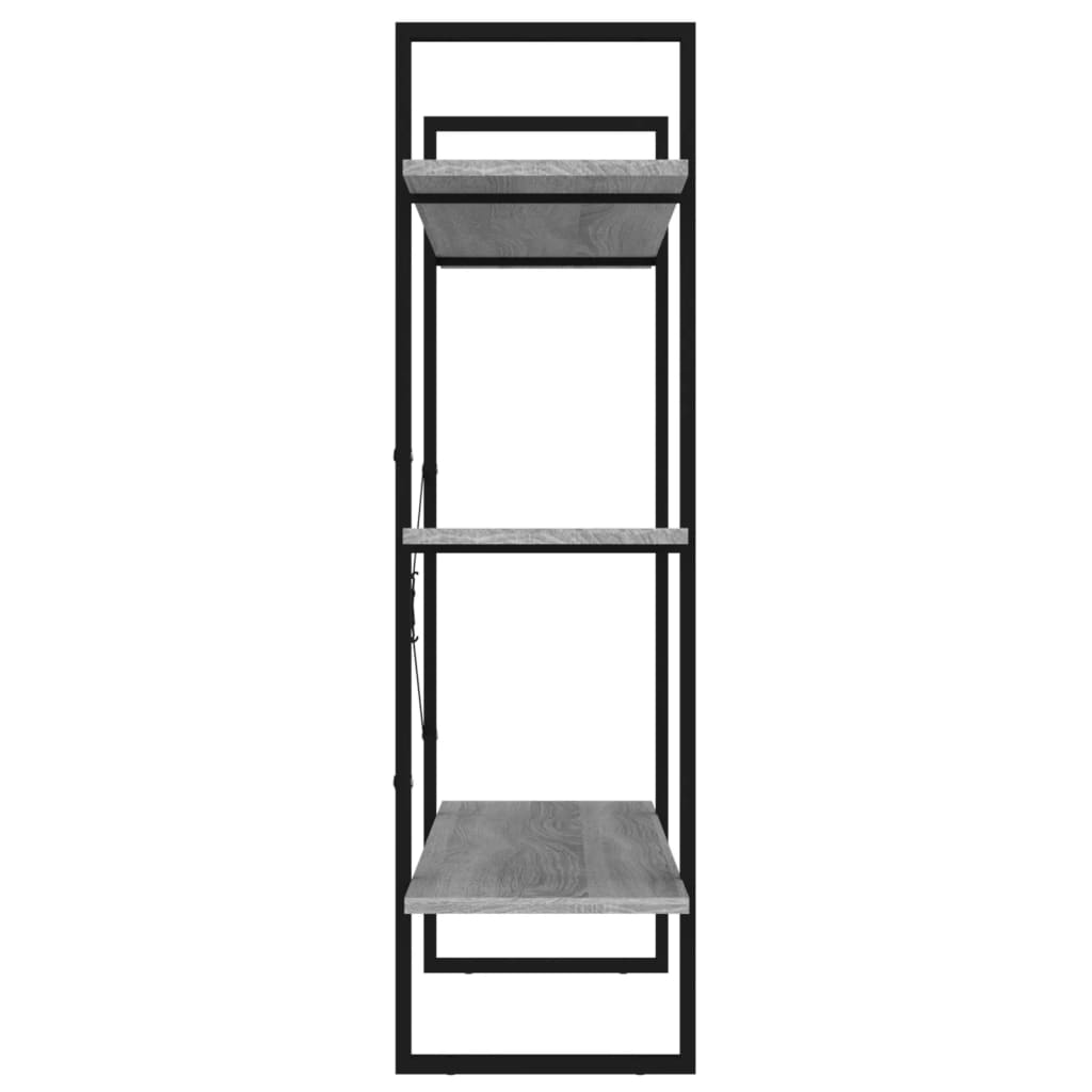 Book Cabinet Grey Sonoma 100x30x105 cm Engineered Wood