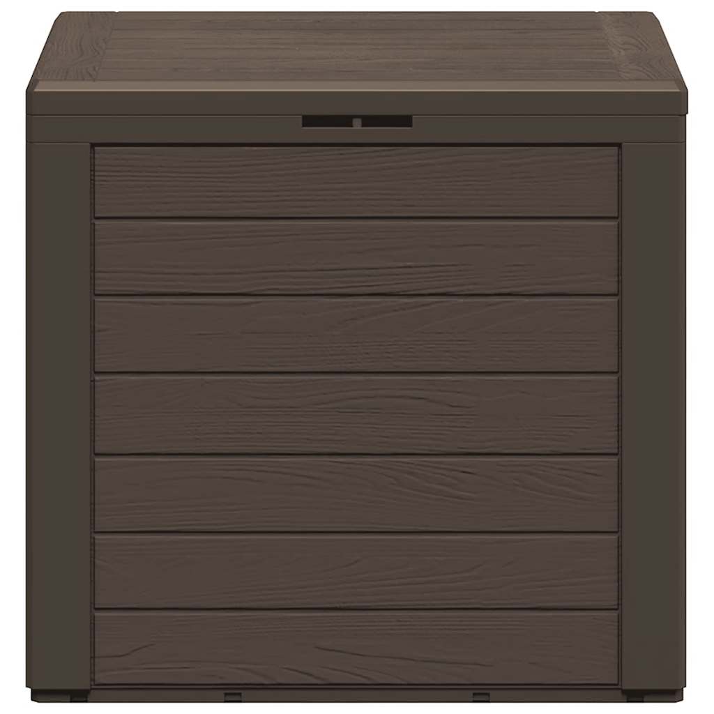Garden Storage Box Brown 58.5x46x55 cm Polypropylene