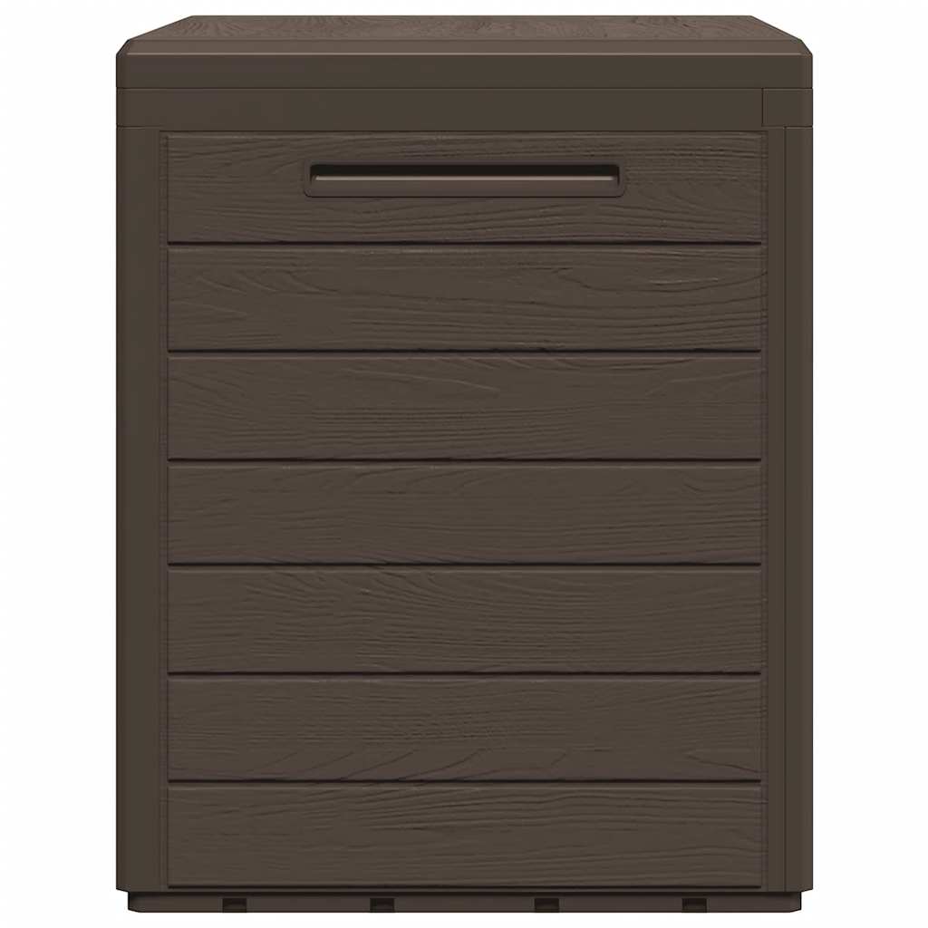 Garden Storage Box Brown 58.5x46x55 cm Polypropylene