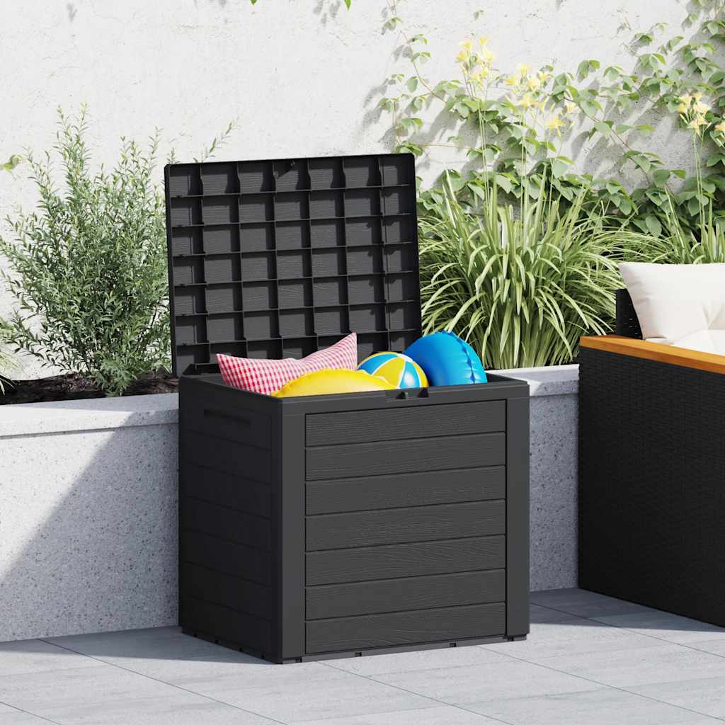 Garden Storage Box Anthracite 58.5x46x55 cm Polypropylene