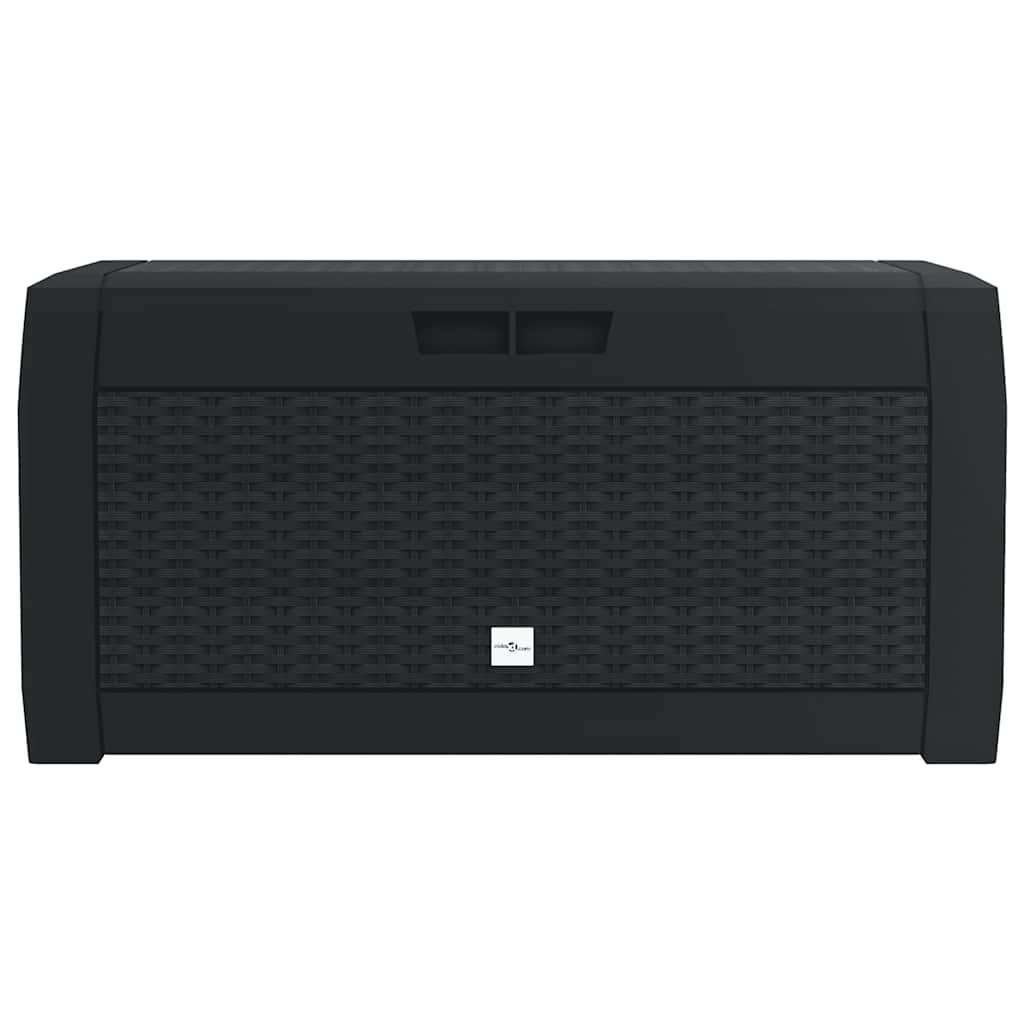 Garden Storage Box Anthracite 119x48x60 cm Polypropylene