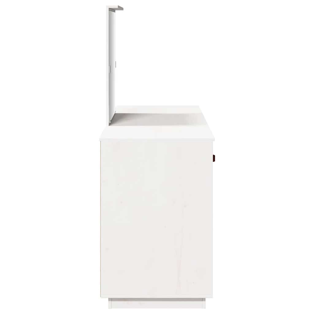 Dressing Table Set With A Mirror Solid Wood Pine