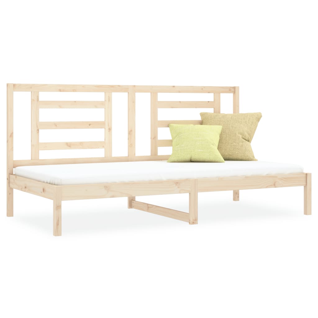 Day Bed without Mattress 90x200 cm Solid Wood Pine
