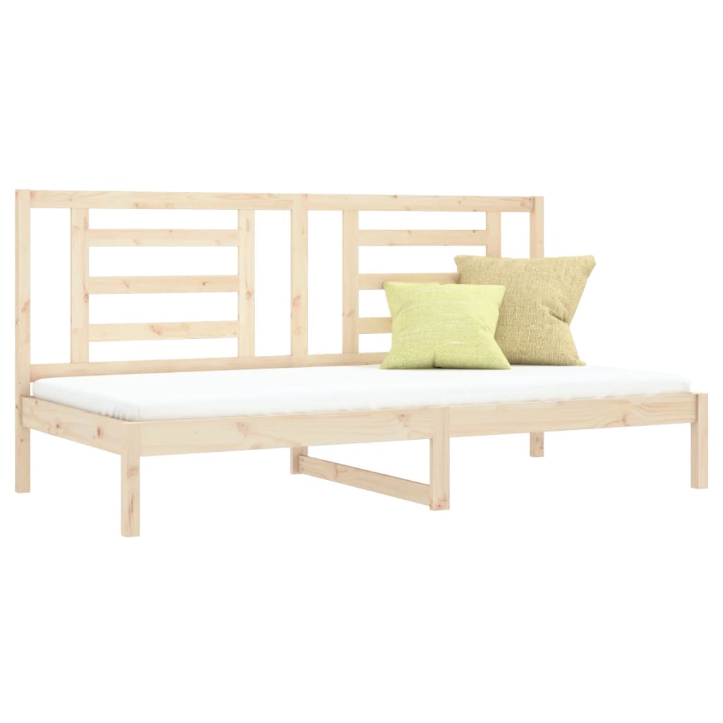 Day Bed without Mattress 90x200 cm Solid Wood Pine