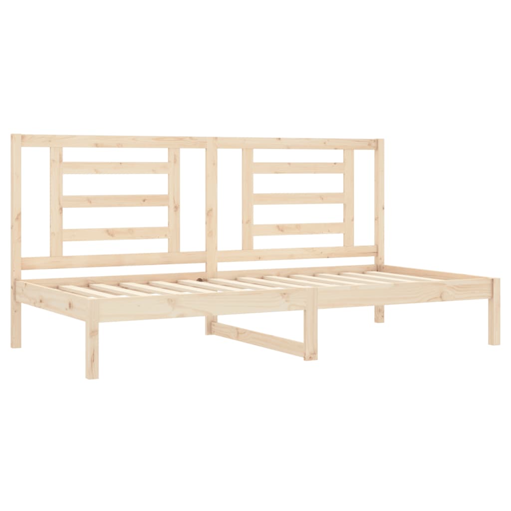 Day Bed without Mattress 90x200 cm Solid Wood Pine