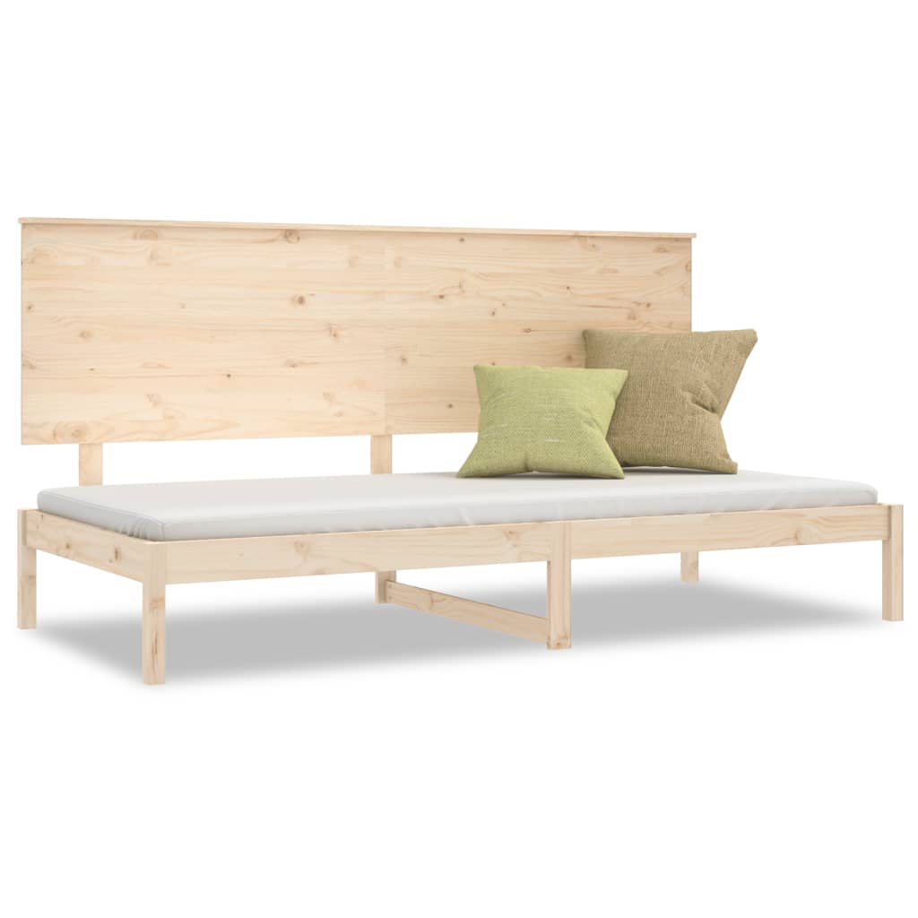 Day Bed without Mattress 90x200 cm Solid Wood Pine