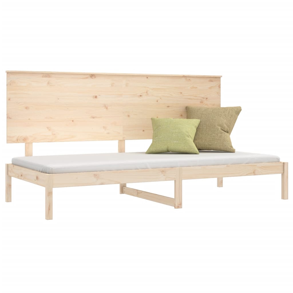Day Bed without Mattress 90x200 cm Solid Wood Pine