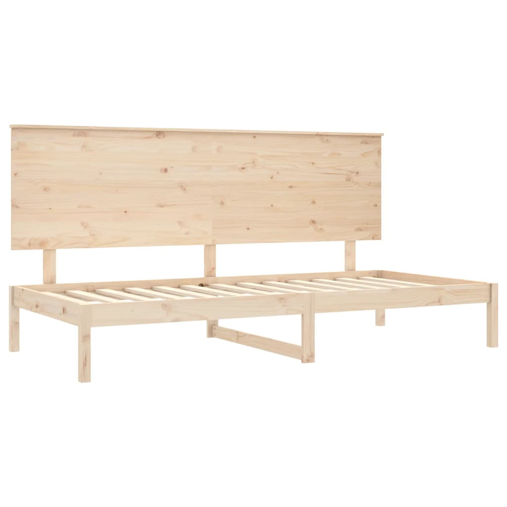 Day Bed without Mattress 90x200 cm Solid Wood Pine