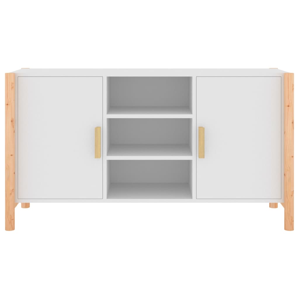 Sideboard White 107x38x60 cm Engineered Wood