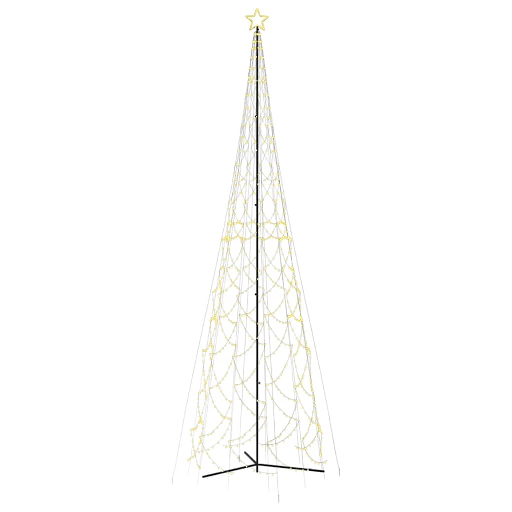 Christmas Cone Tree Warm White 1134 LEDs 230x800 cm