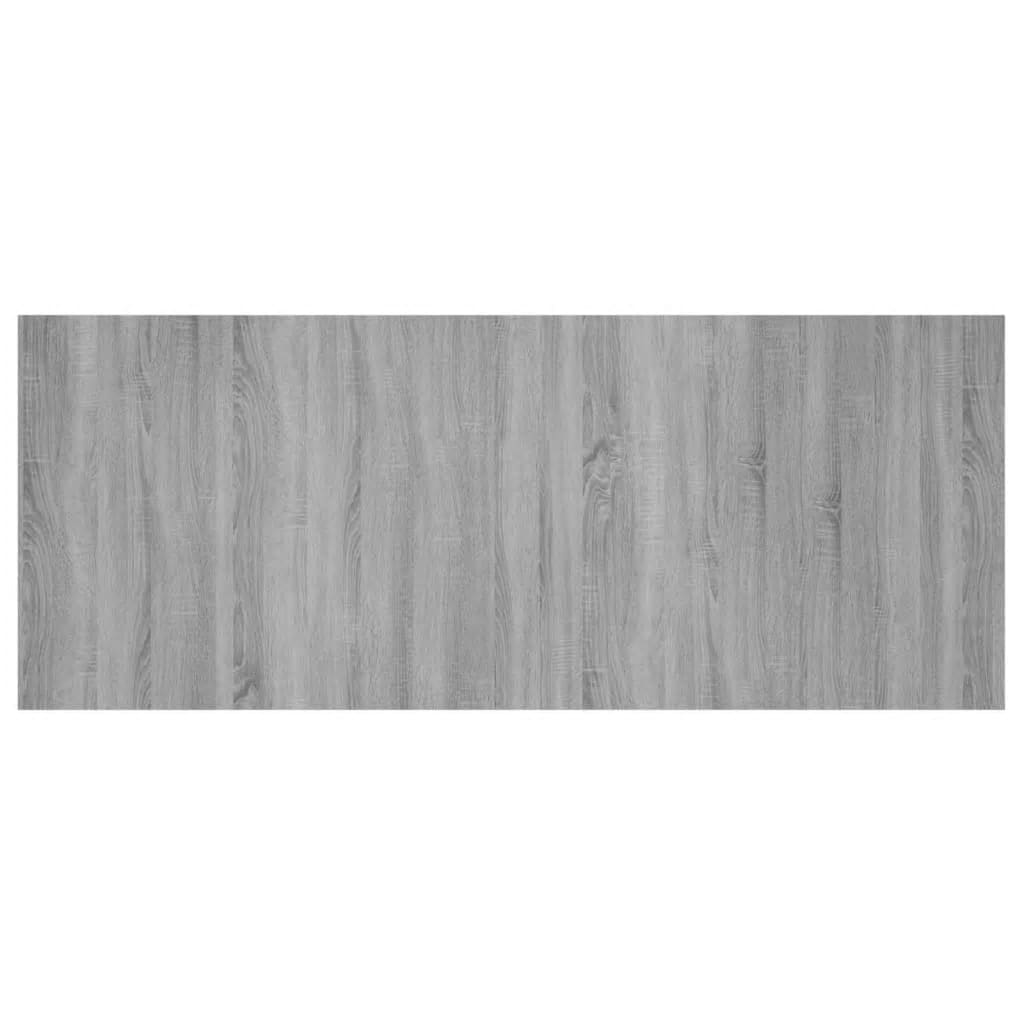 Bed Headboard with Cabinets Grey Sonoma Engineered Wood