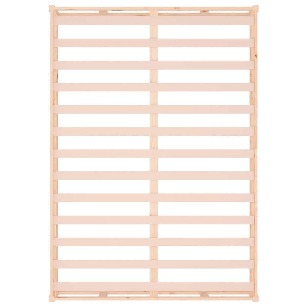 Bed Frame without Mattress 150x200 cm King Size King Size Solid Wood