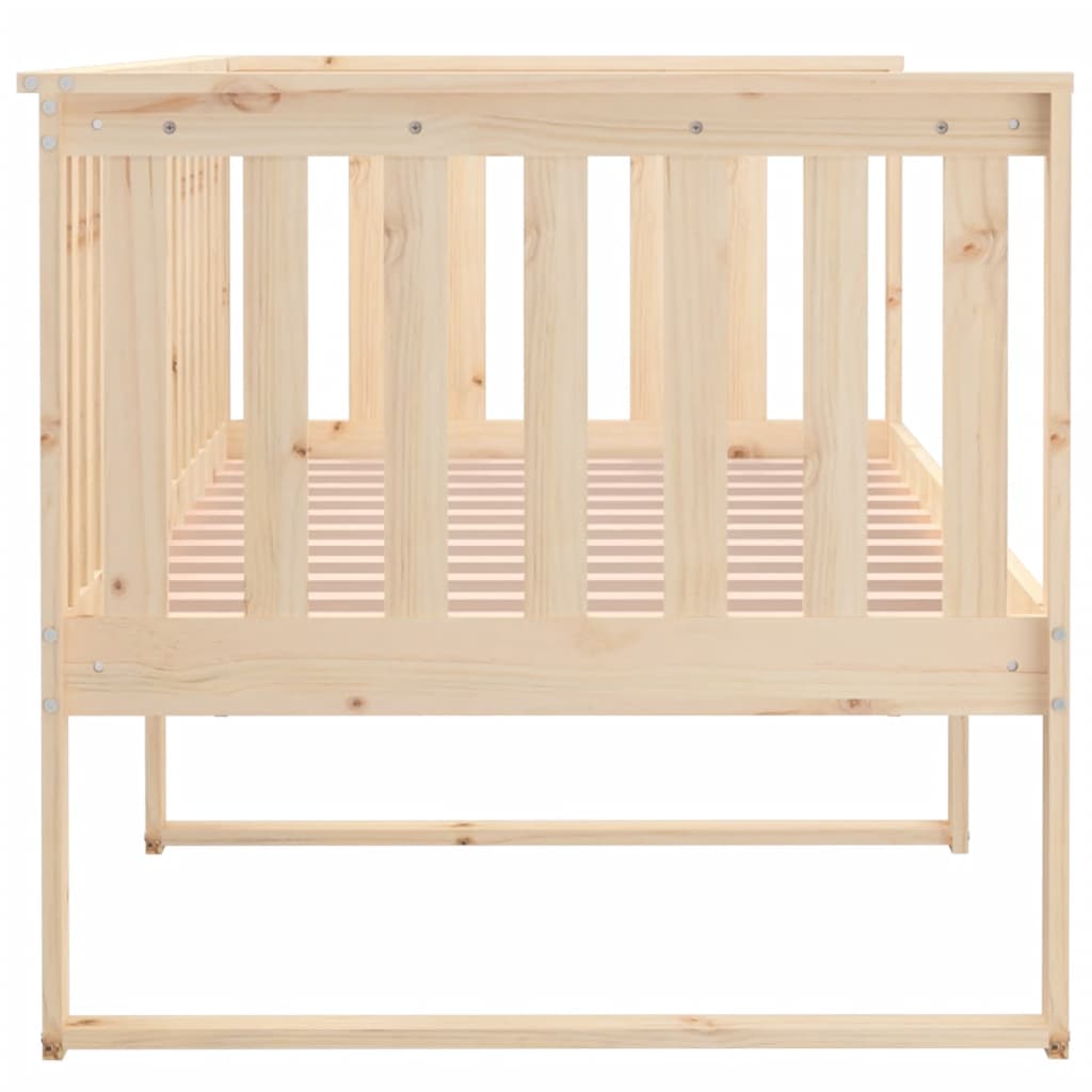 Day Bed without Mattress 90x190 cm Single Solid Wood Pine