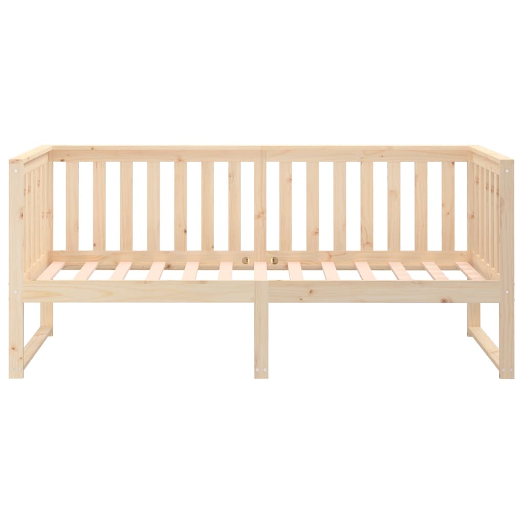 Day Bed without Mattress 75x190 cm Small Single Solid Wood Pine