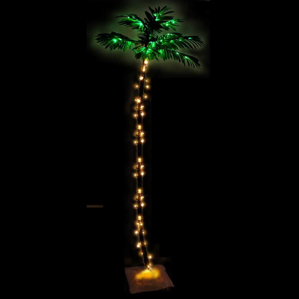 LED Palm Tree Warm White 136 LEDs 220 cm