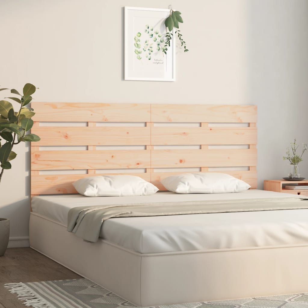 Headboard 150x3x80 cm Solid Wood Pine
