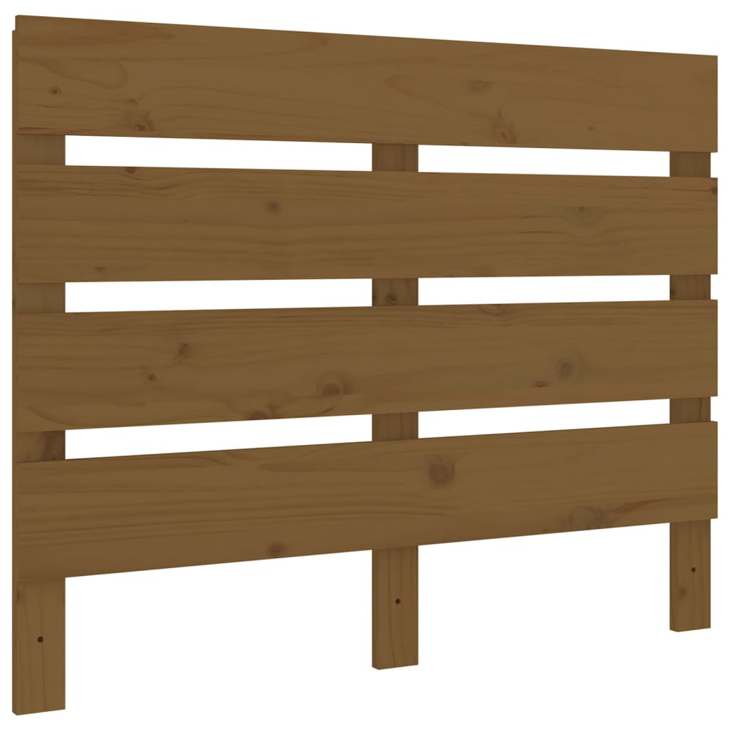Headboard Honey Brown 75x3x80 cm Solid Wood Pine