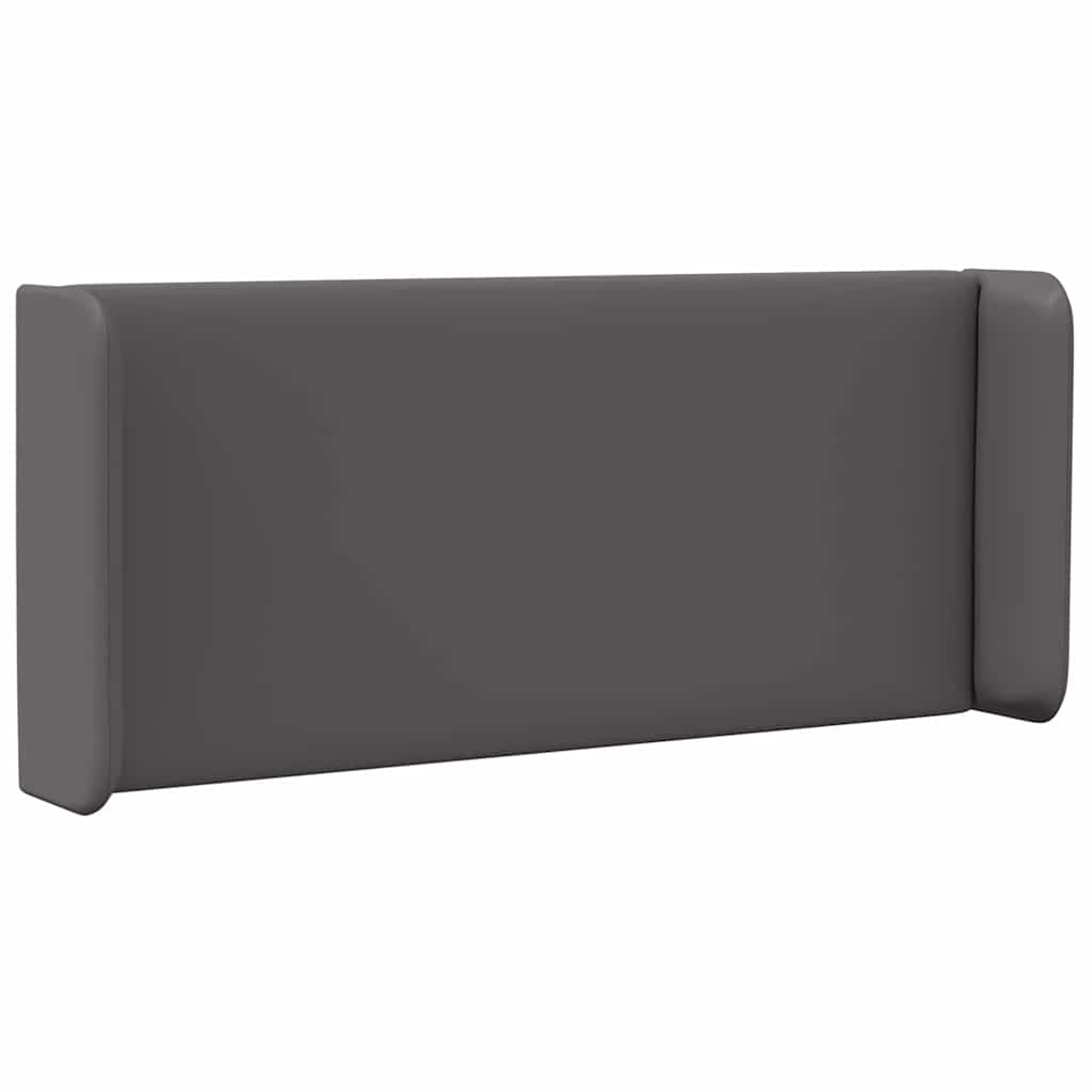 Headboard Ears 2 pcs Grey 40 x 16 x 5 cm Faux leather