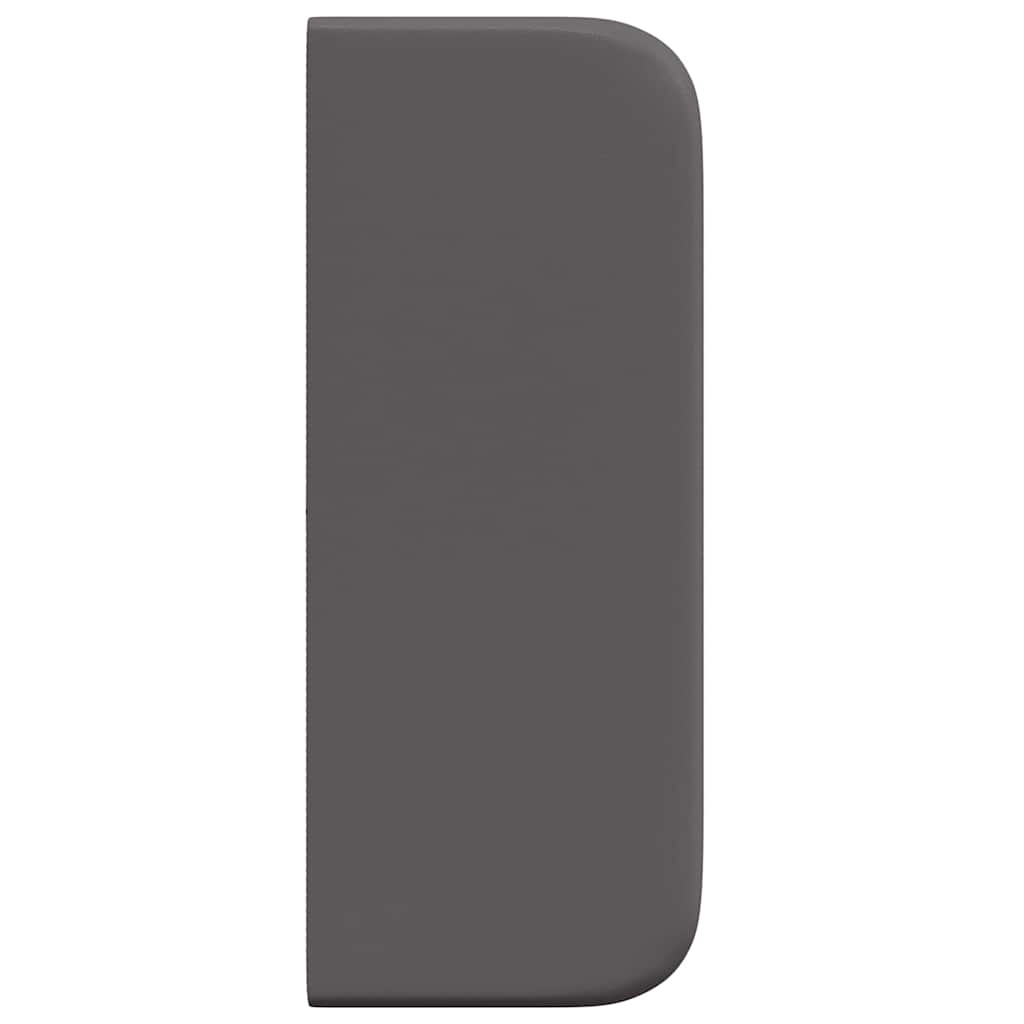 Headboard Ears 2 pcs Grey 40 x 16 x 5 cm Faux leather