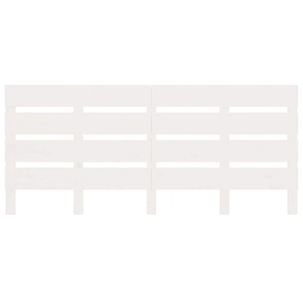 Bed Frame without Mattress White 120x200 cm Solid Wood Pine