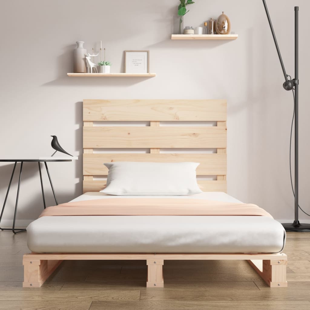 Bed Frame without Mattress 75x190 cm Small Single Solid Wood Pine