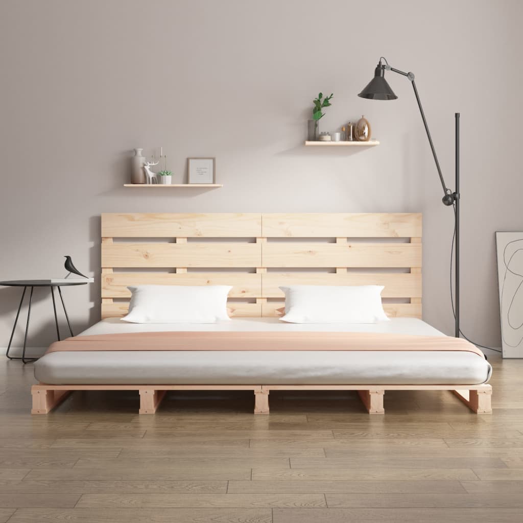 Bed Frame without Mattress 135x190 cm Double Solid Wood Pine