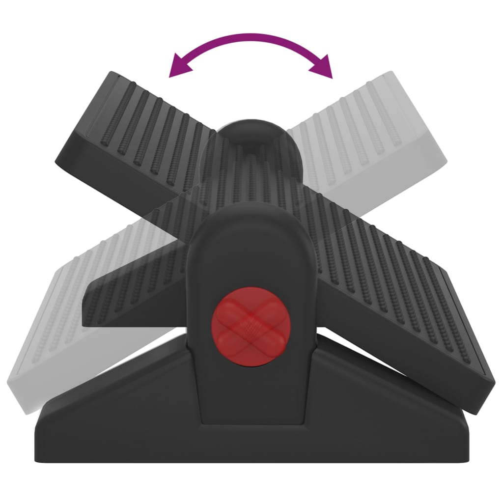 Footrest Black 50x30.5x17 cm