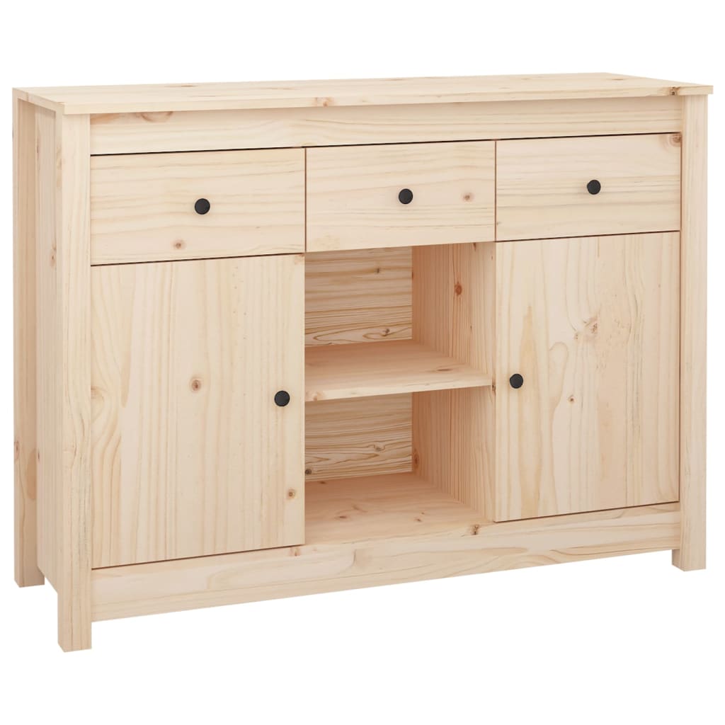 Sideboard 100x35x74,5 cm Solid Wood Pine