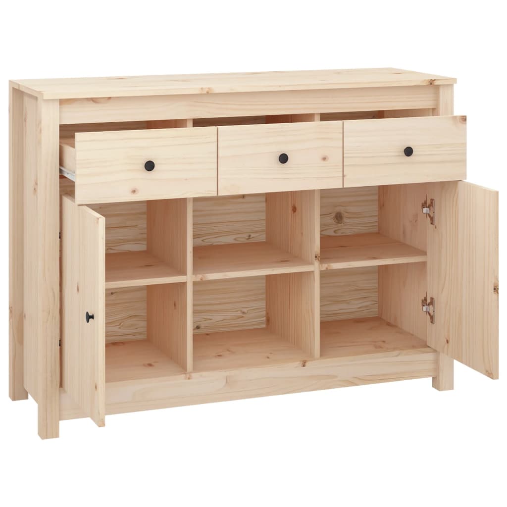 Sideboard 100x35x74,5 cm Solid Wood Pine