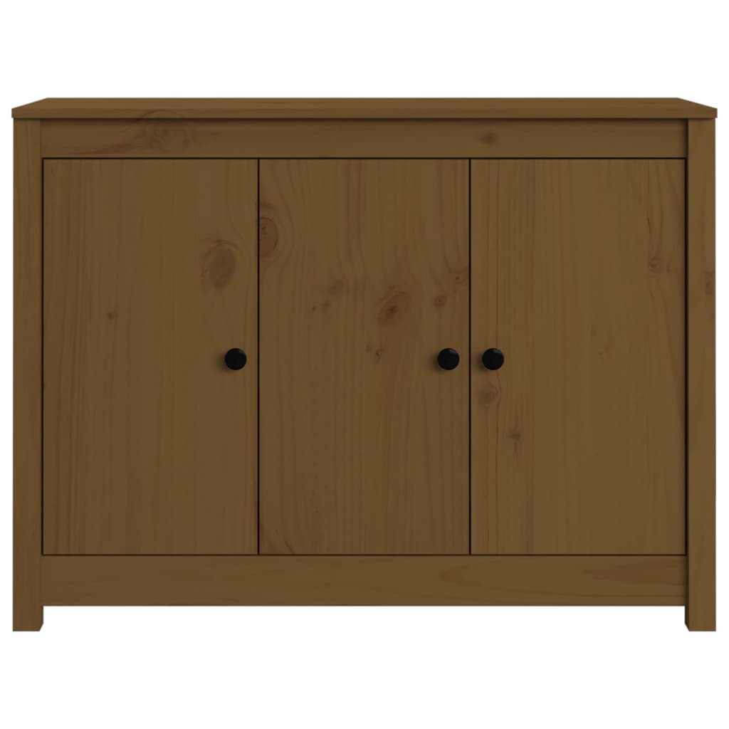 Sideboard Honey Brown 100x35x74 cm Solid Wood Pine