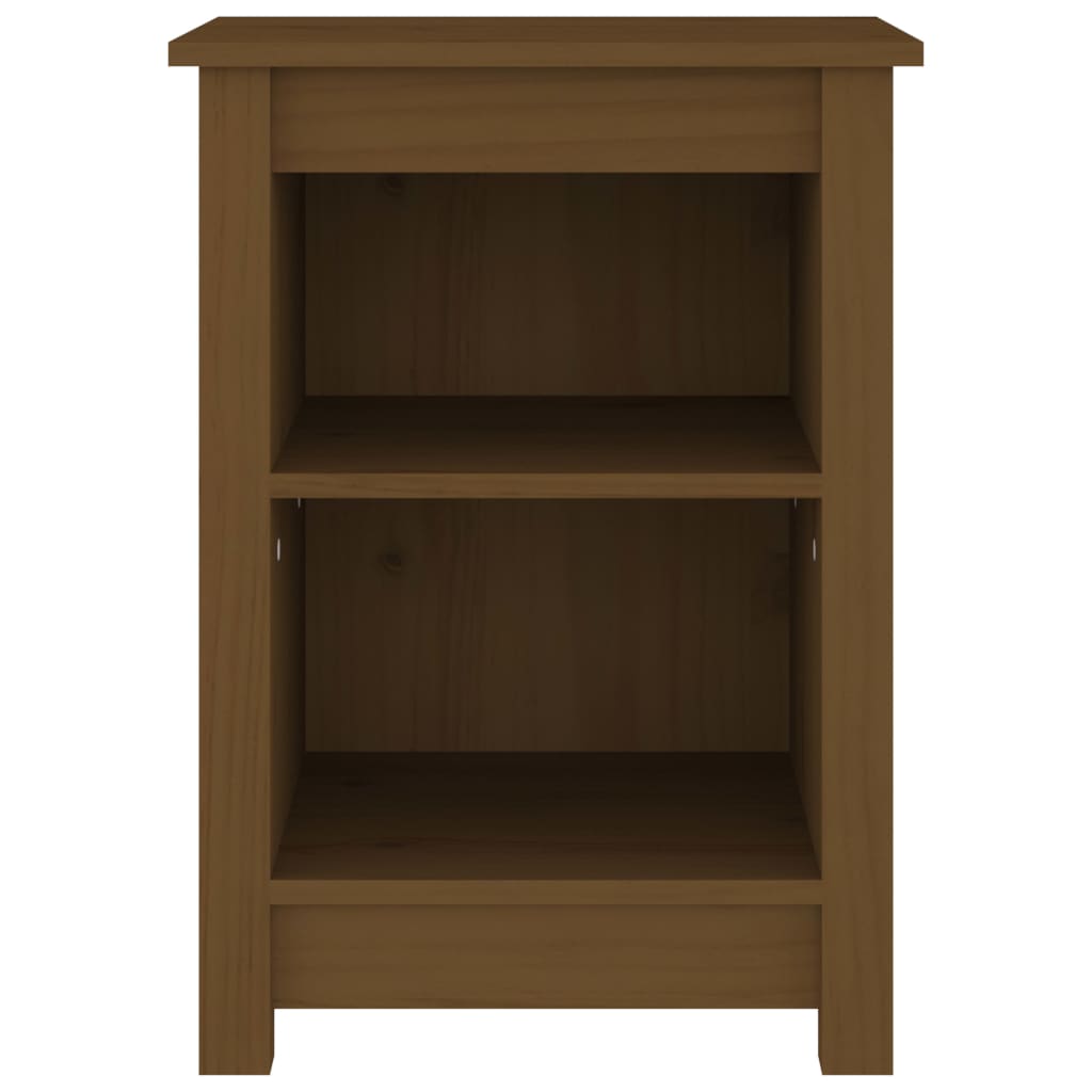 Bedside Cabinet Honey Brown 40x35x55 cm Solid Wood Pine