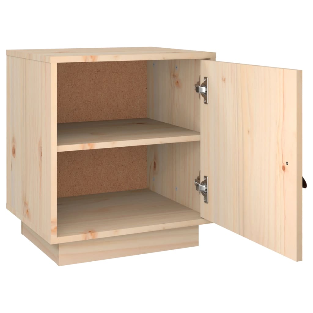 Bedside Cabinet 40x34x45 cm Solid Wood Pine